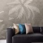 Monochrome Brown Nostalgic Rainforest Wallpaper Mural