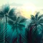 Tropical Palm Forest Wallpaper Mural