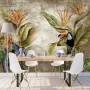 Nostalgic Toucan in the Tropical Forest Wallpaper Mural