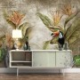 Nostalgic Toucan in the Tropical Forest Wallpaper Mural