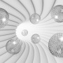 3D Look Abstract Spiral Wallpaper Mural