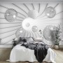 3D Look Abstract Spiral Wallpaper Mural