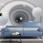 Abstract Fractal with Staircase Wallpaper Mural