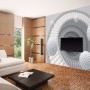 Abstract Fractal with Staircase Wallpaper Mural