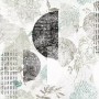 Geometric Pattern with Floral Wallpaper Mural