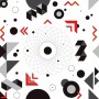 Colorful Geometric Lines Wallpaper Mural