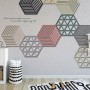 Geometric Hexagonal Shapes Wallpaper Mural