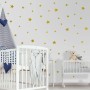 Metallic Gold Little Stars Wall Decal Sticker