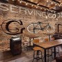 Bicycle Brick Wall Art Wallpaper Mural