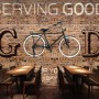Bicycle Brick Wall Art Wallpaper Mural
