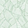 Abstract Lines Palm Leaves Wallpaper Mural