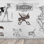 Monochrome Barbershop and Haircut Wallpaper Mural