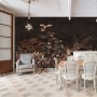 Dark Tropical Plants Wallpaper Mural