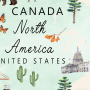 Kids Educational World Maps Wallpaper Mural