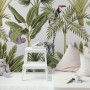 Banana Leaf with Toucan Koala Animals Wallpaper Mural