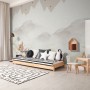 Kids Mountain with Clouds Wallpaper Mural