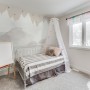 Kids Mountain with Clouds Wallpaper Mural