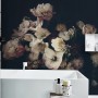 Dutch Dark Floral Wallpaper Mural