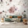 Soft Peony Floral Wallpaper Mural
