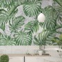 Tropical Leaf Pattern Wallpaper Mural