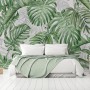 Tropical Leaf Pattern Wallpaper Mural