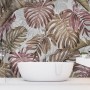 Tropical Leaf Pattern Wallpaper Mural