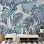 Tropical Leaf Pattern Wallpaper Mural