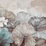 Vintage Floral with Retro Lotus Leaf Wallpaper Mural