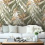 Soft Banana Leaf Pattern Wallpaper Mural