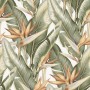Soft Banana Leaf Pattern Wallpaper Mural