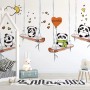 Swinging Panda Bears Wallpaper Mural