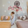 Kids Watercolor Circus Amusement Park with Little Hot Air Balloon Wall Decal Sticker