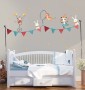 Kids Circus Safari Animals Wall Decal Sticker