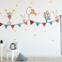Kids Circus Safari Animals Wall Decal Sticker
