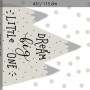 Kids Gray Mountains and White Snow Wall Decal Sticker
