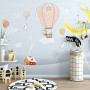 Cartoon Winterscape and Rabbit Flying Wallpaper Mural