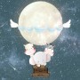 Kids Nightscape with Cow and Elephant Wallpaper Mural