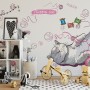 Kids Happy Cat Wallpaper Mural