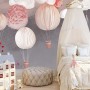Kids Paper Lantern Hot Air Balloon Wallpaper Mural