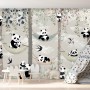 Nursery Panda Bear on Hammock Trees Wallpaper Mural