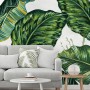 Tropical Banana Leaf Wallpaper Mural