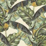 Vintage Banana Leaf Pattern Wallpaper Mural