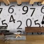Math Numbers Wallpaper Mural