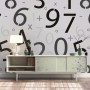 Math Numbers Wallpaper Mural