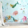 Nursery Cute Sea Animals Wallpaper Mural