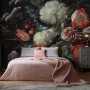 Dark Floral Dutch Bouquet with Tulips Wallpaper Mural