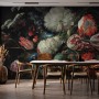 Dark Floral Dutch Bouquet with Tulips Wallpaper Mural