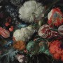 Dark Floral Dutch Bouquet with Tulips Wallpaper Mural