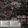 Dark Floral Hydrangea Wallpaper Mural