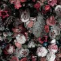 Red Floral Bouqet Wallpaper Mural